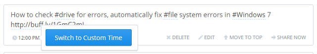 Switch to custom time in Buffer Switch to custom time in Buffer