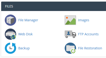Click on File manager in cPanel Click on File manager in cPanel