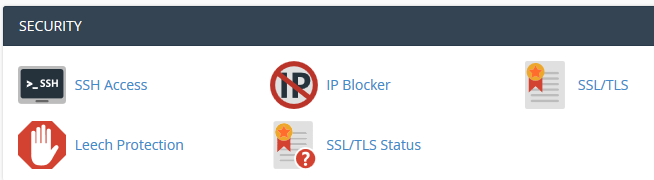 Click on SSL TLS under Security Click on SSL TLS under Security