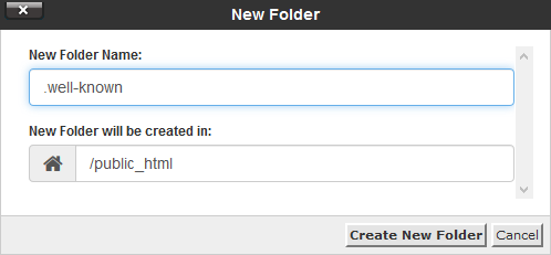 Create new folder in cPanel Create new folder in cPanel