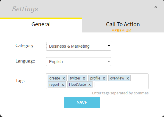 Select category and add tags for Roojoom Select category and add tags for Roojoom