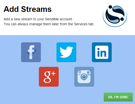Add a new stream in Sendible Add a new stream in Sendible