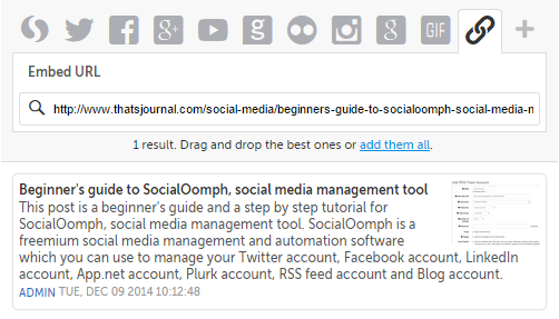 Add links in Storify Add links in Storify
