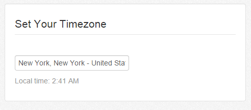 Change Time Zone settings on Tailwind Change Time Zone settings on Tailwind