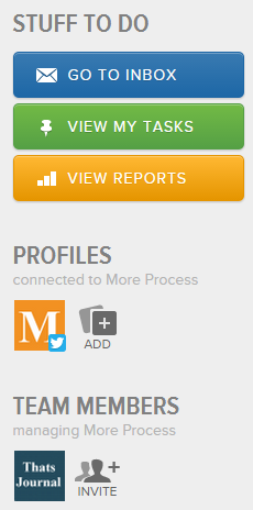 Click on Add button under Profiles in Sprout Social Click on Add button under Profiles in Sprout Social