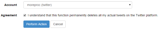 Delete all tweets on Twitter using SocialOomph Delete all tweets on Twitter using SocialOomph