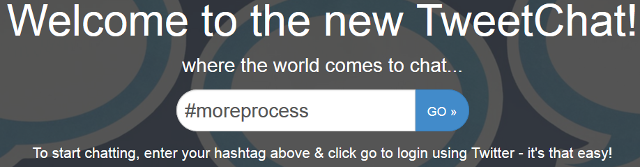 Enter hashtag for your chat room in TweetChat Enter hashtag for your chat room in TweetChat