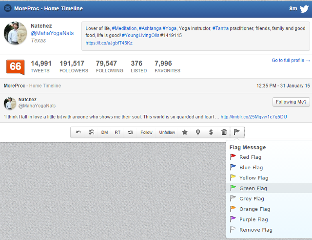 Flag a message with color in MarketMeSuite Flag a message with color in MarketMeSuite