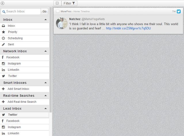 Lead inbox to manage leads in MarketMeSuite Lead inbox to manage leads in MarketMeSuite