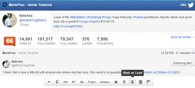 Mark a message as a lead in MarketMeSuite Mark a message as a lead in MarketMeSuite