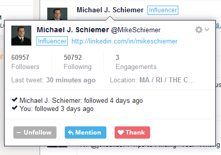 Member options in commun.it Twitter community manager Member options in commun.it Twitter community manager