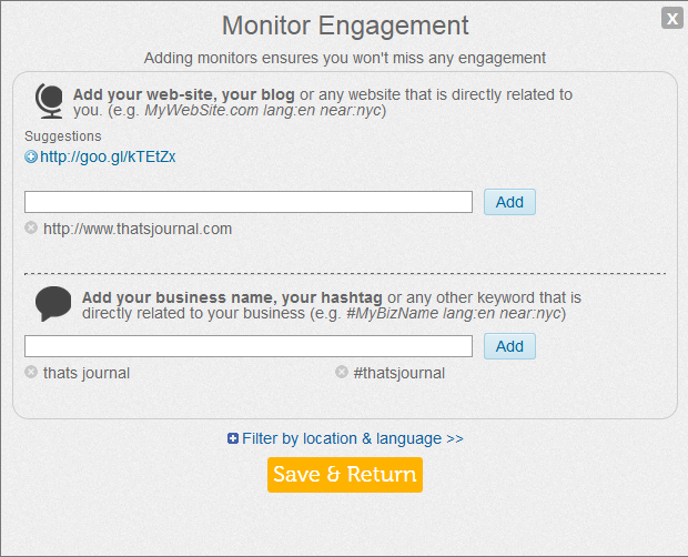 Monitor engagement in commun.it Twitter community manager Monitor engagement in commun.it Twitter community manager
