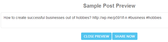 Preview tweets and messages before sharing Preview tweets and messages before sharing