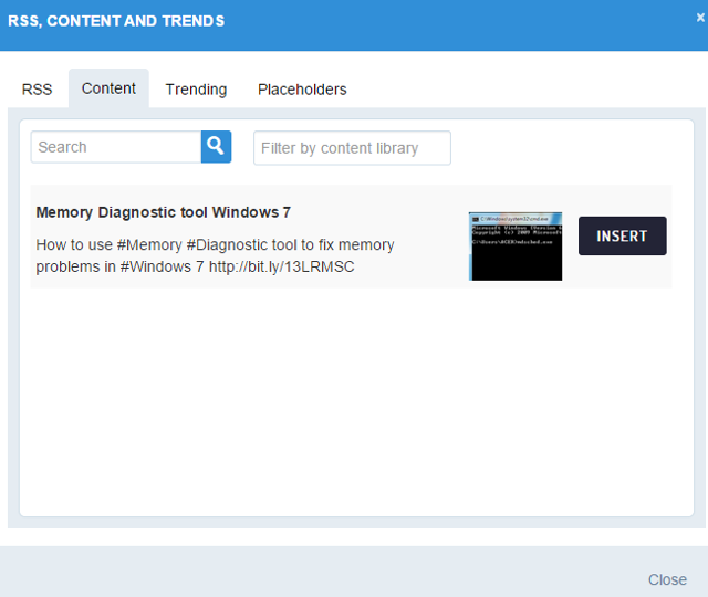 Use content from content library in Sendible Use content from content library in Sendible