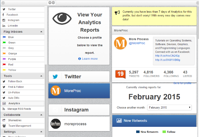 View social media analytics reports in MarketMeSuite View social media analytics reports in MarketMeSuite