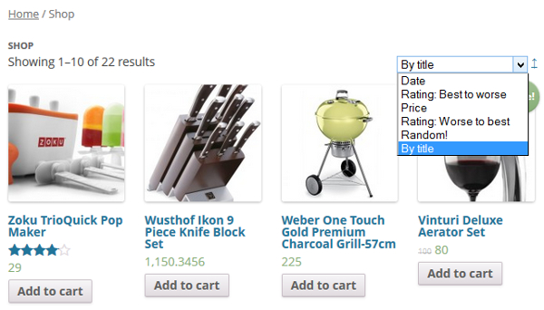 Change Default Sorting Options For Products In WooCommerce Change Default Sorting Options For Products In WooCommerce