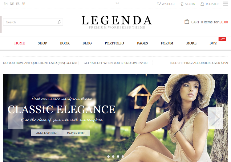 Legenda WordPress Theme Legenda WordPress Theme