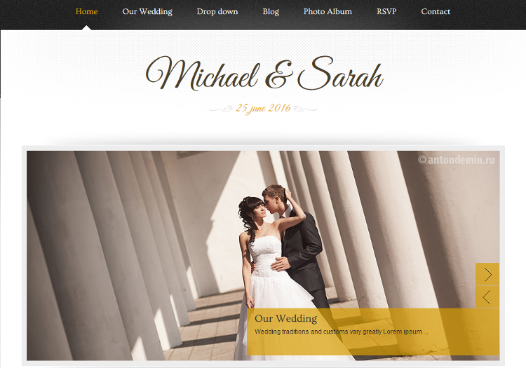 Marriage WordPress Theme Marriage WordPress Theme