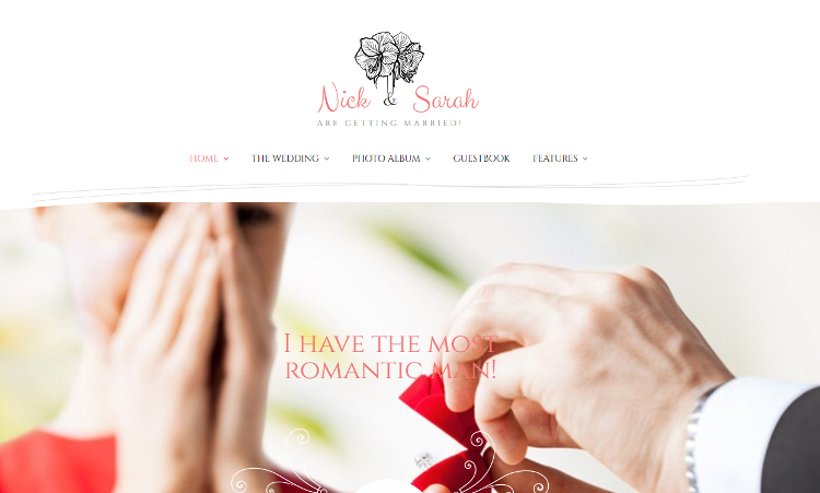 The Wedding Day WordPress Theme The Wedding Day WordPress Theme