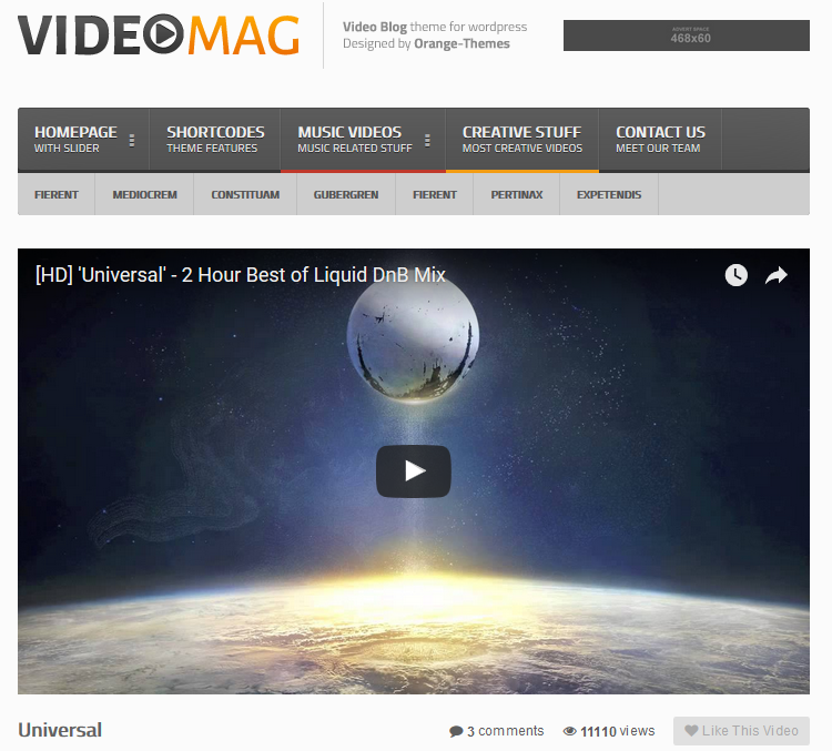 VideoMag WordPress Theme VideoMag WordPress Theme