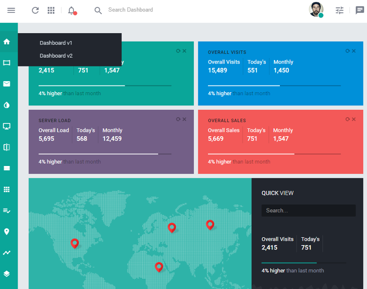 Webarch HTML5 Admin Dashboard Template Webarch HTML5 Admin Dashboard Template