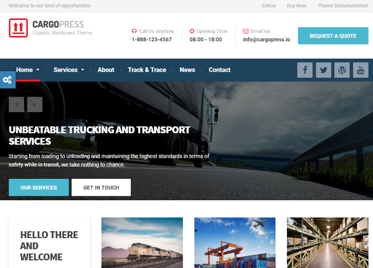 Top 5 Transport Company Logistics Cargo HTML5 Templates