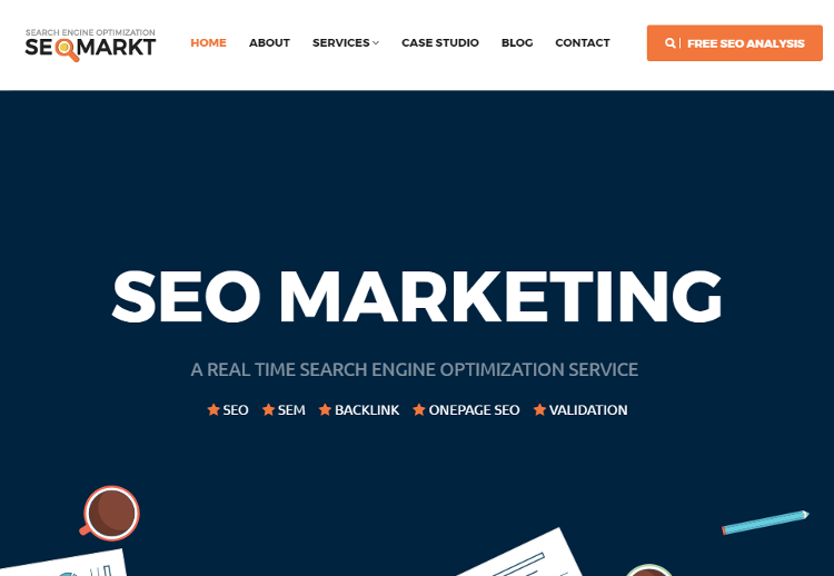 Top 5 SEO, Digital Marketing Agency HTML5 Templates