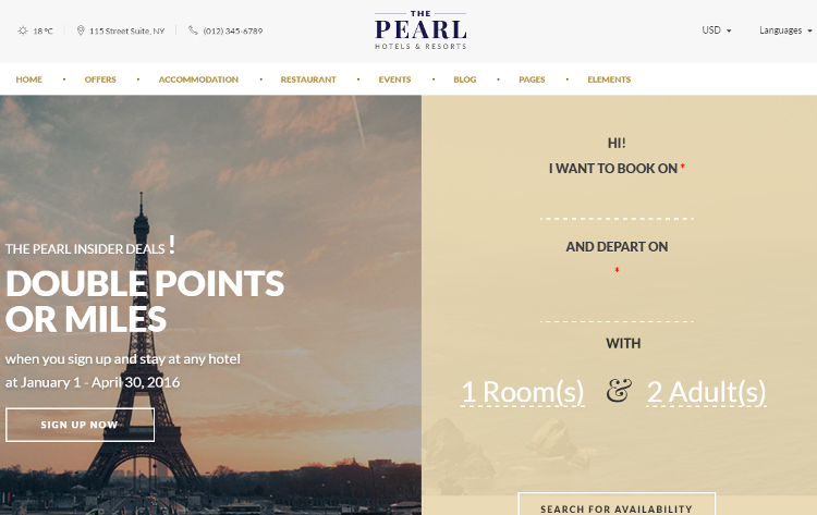 Top 5 Hotel Booking, Vacation Rental, B&B Drupal Themes