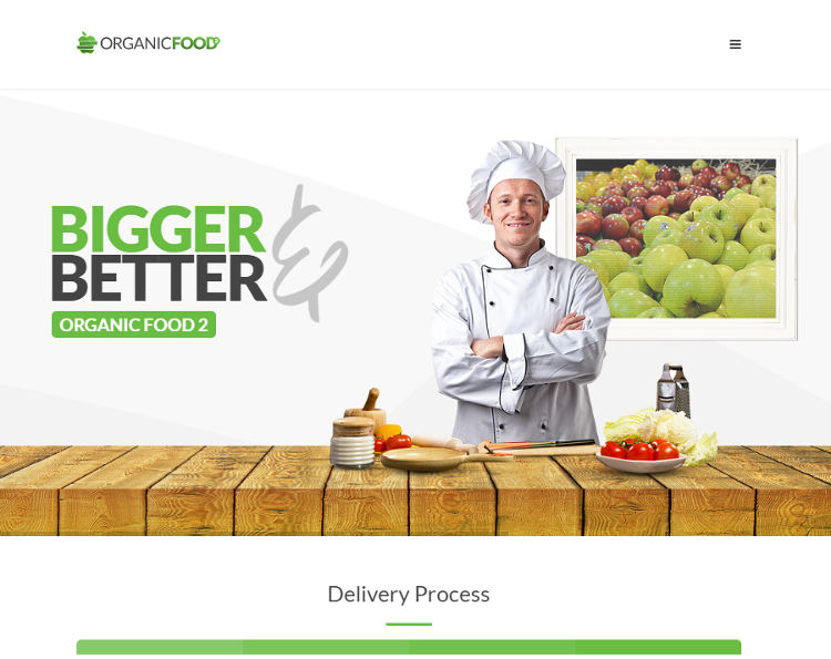 Organic Food Joomla Template Organic Food Joomla Template