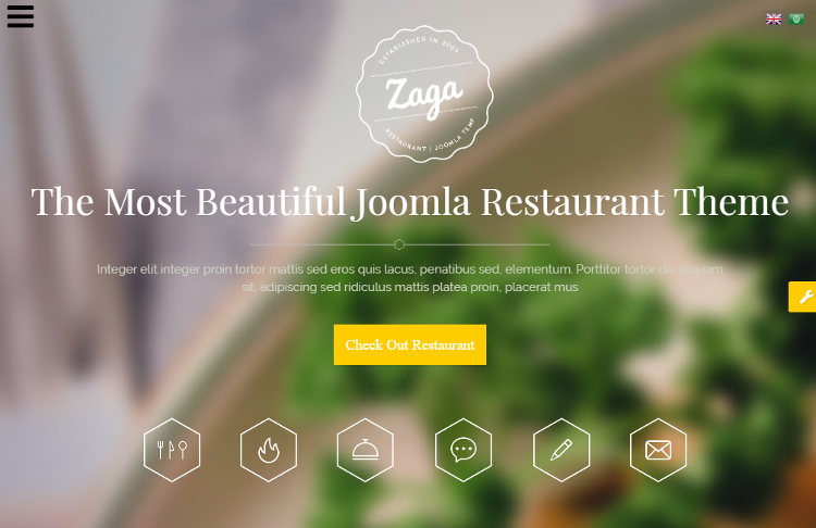 Zaga Joomla Template Zaga Joomla Template