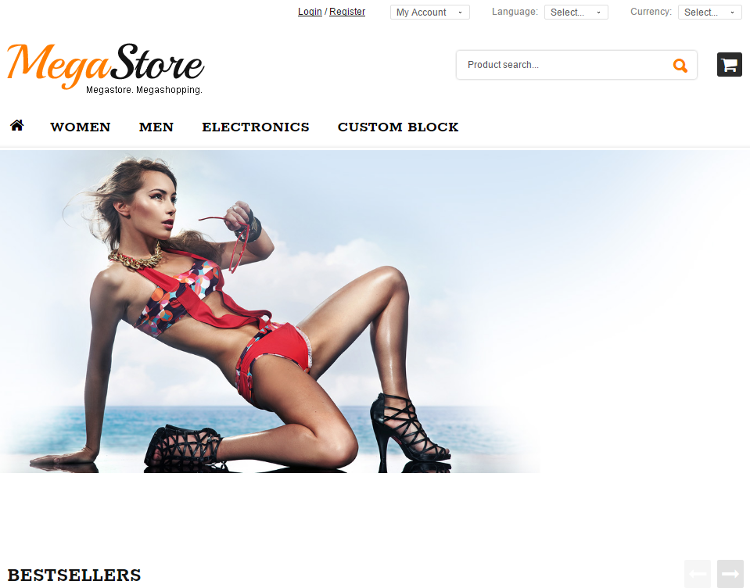 MegaStore osCommerce Template MegaStore osCommerce Template