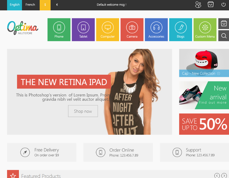 Optima PrestaShop Theme Optima PrestaShop Theme